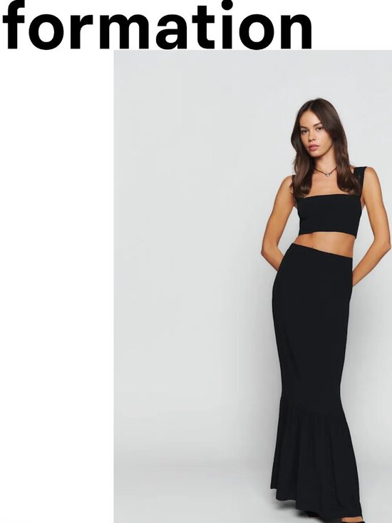 Reformation Dresses & Skirts - Reformation Azella Two Piece Black - Size 6